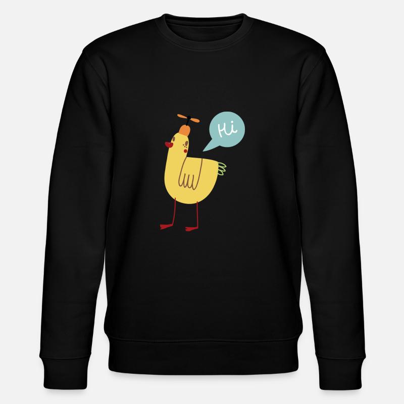 Vogel - Stanley/Stella Unisex Bio-Sweatshirt CHANGER  - Schwarz