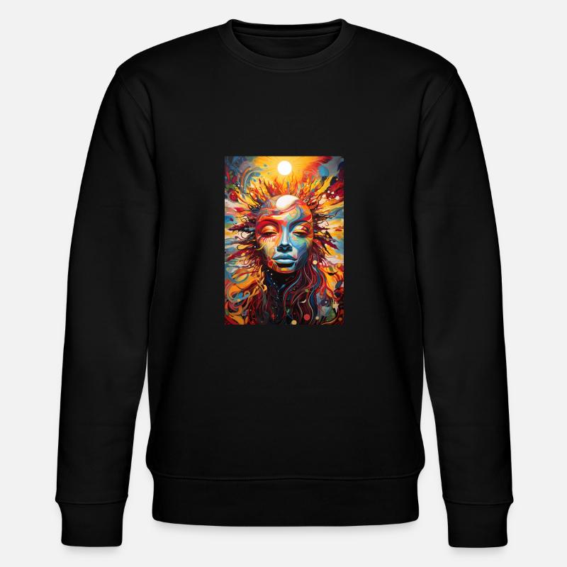 Lady Sonne - Stanley/Stella Unisex Bio-Sweatshirt CHANGER  - Schwarz