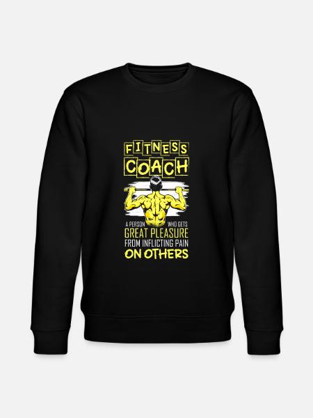 Fitness Trainer Bench Press - Stanley/Stella CHANGER Unisex Organic Sweatshirt - black