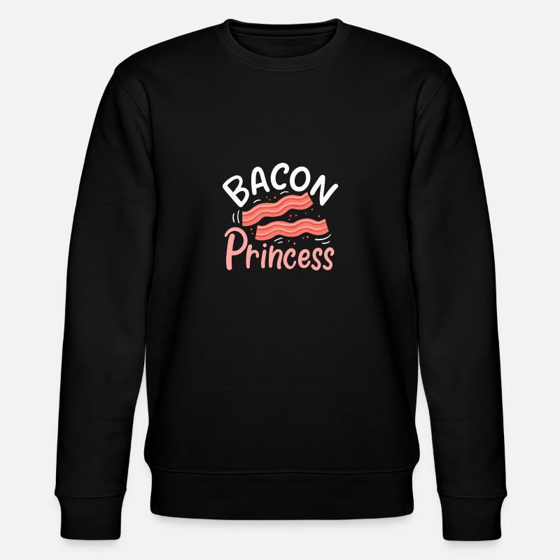 Speck Prinzessin - Stanley/Stella Unisex Bio-Sweatshirt CHANGER  - Schwarz