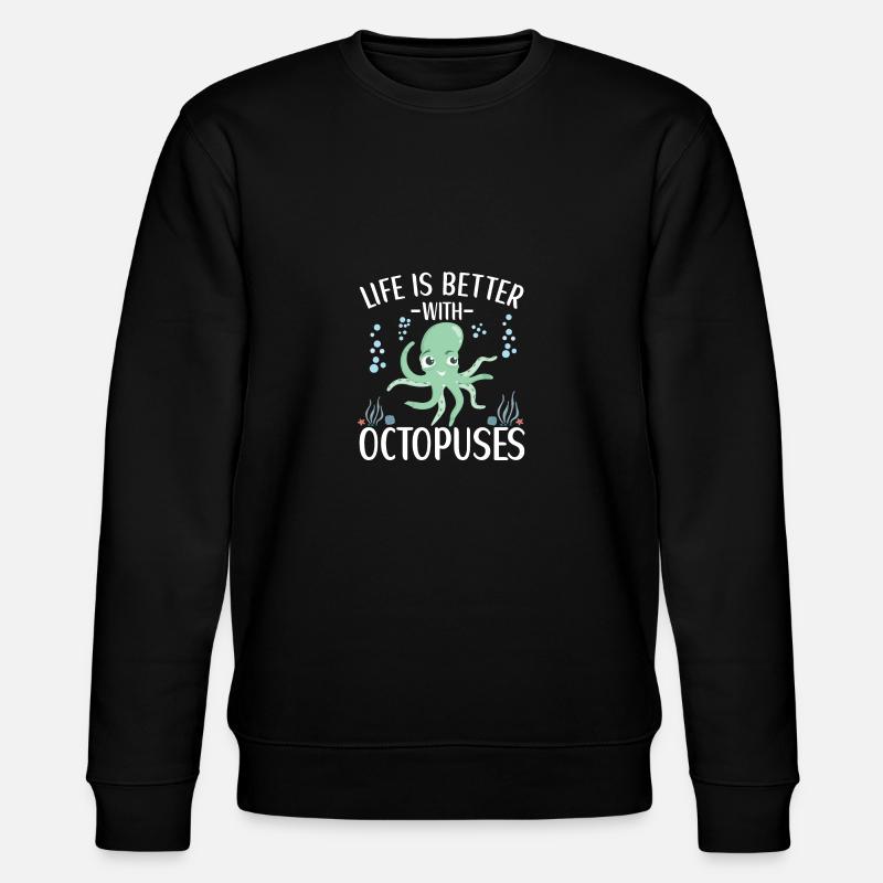 Octopus Outfit Octopus Octopus - Sweat bio CHANGER Stanley/Stella Unisexe - noir