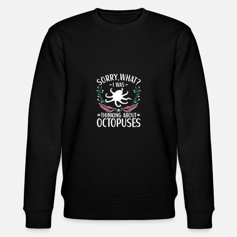 Octopus Outfit Octopus Octopus - Stanley/Stella CHANGER Unisex Organic Sweatshirt - black