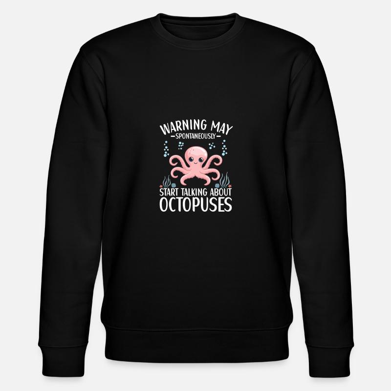 Octopus Outfit Octopus Octopus - Stanley/Stella CHANGER Unisex Organic Sweatshirt - black
