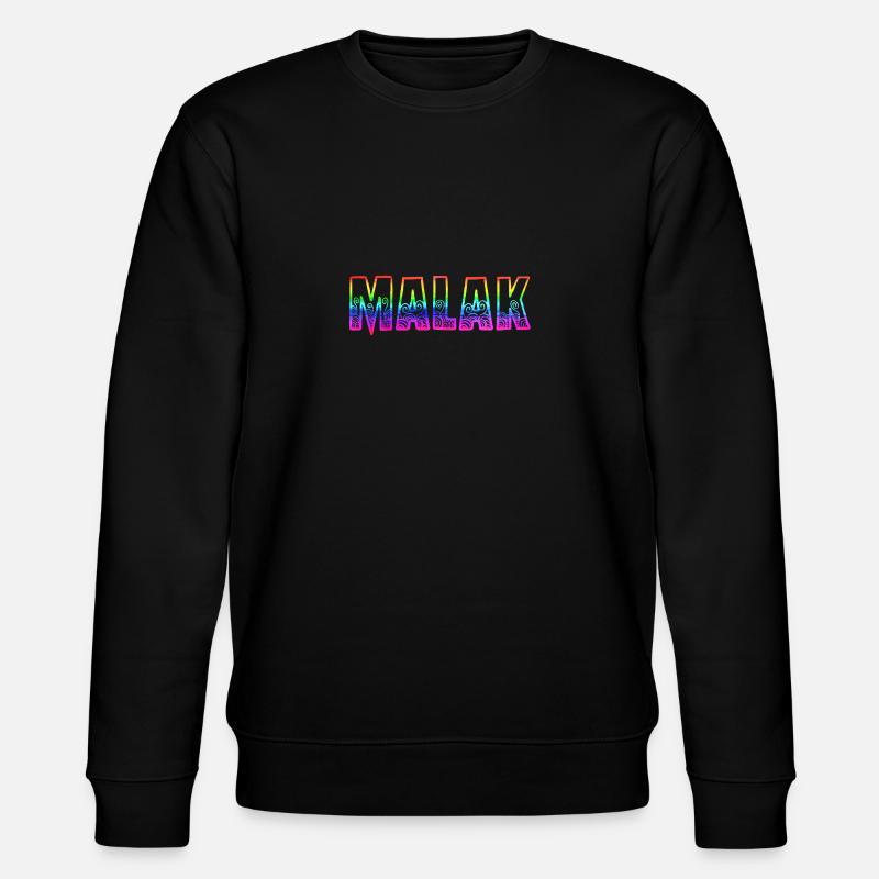 Malak RS Rainbow - Stanley/Stella CHANGER Unisex Organic Sweatshirt - black