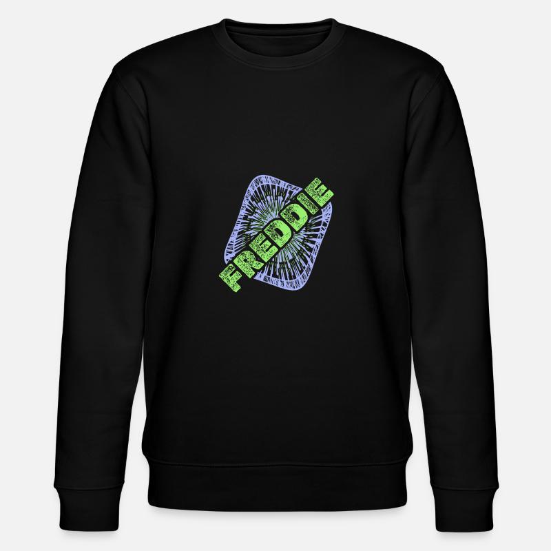 Nom Prénom Freddie - Sweat bio CHANGER Stanley/Stella Unisexe - noir
