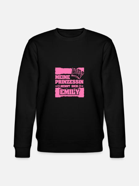 Geschenk für Emily - Stanley/Stella Unisex Bio-Sweatshirt CHANGER - Schwarz