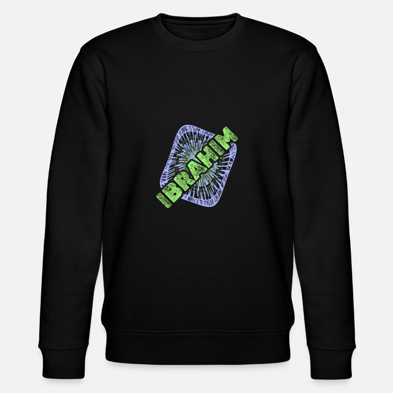 Name Ibrahim - Stanley/Stella Unisex Bio-Sweatshirt CHANGER  - Schwarz