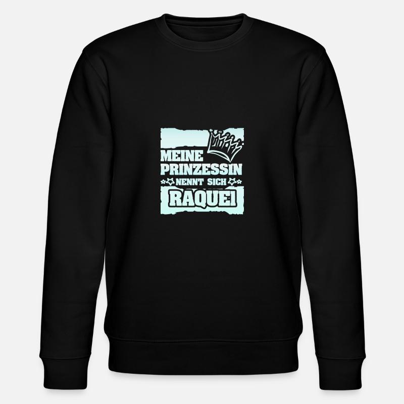 Mädchenname Raquel - Stanley/Stella Unisex Bio-Sweatshirt CHANGER  - Schwarz