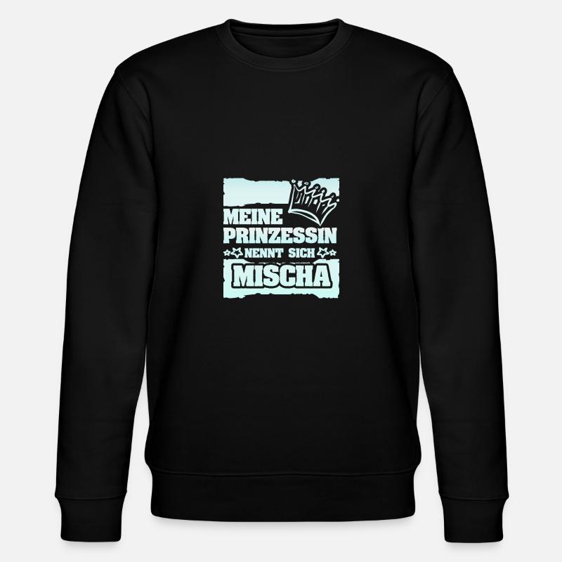 Mädchenname Mischa - Stanley/Stella Unisex Bio-Sweatshirt CHANGER  - Schwarz