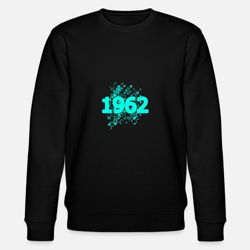 Retro 1962 - Stanley/Stella Unisex Bio-Sweatshirt CHANGER  - Schwarz
