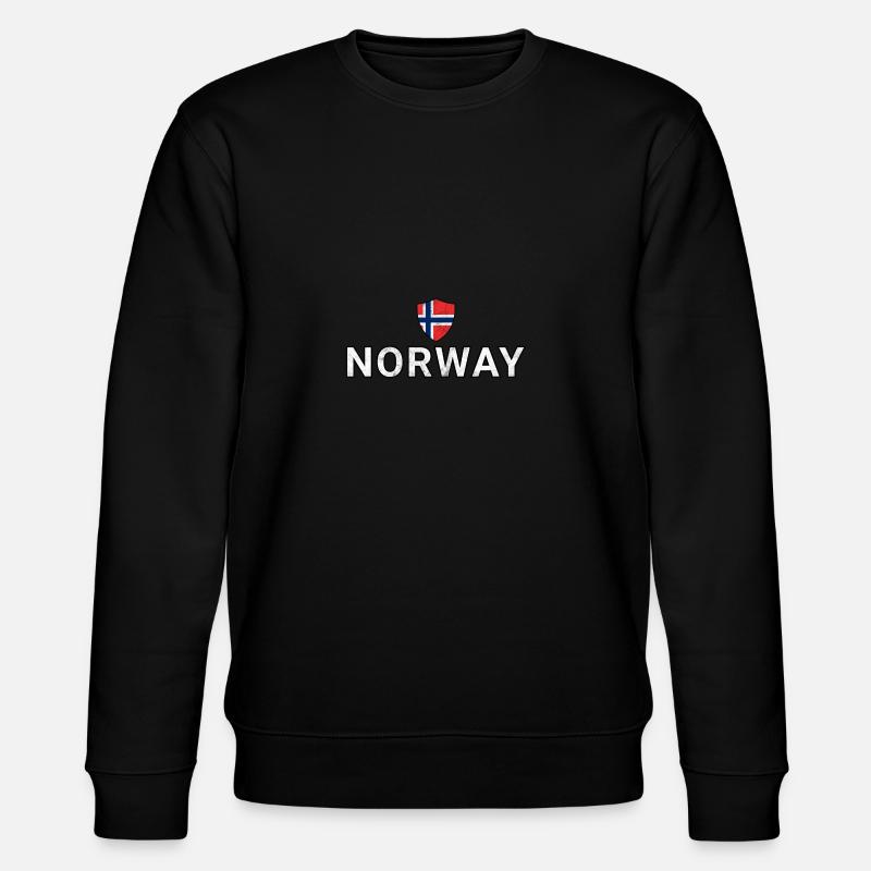 Norwegen - Stanley/Stella Unisex Bio-Sweatshirt CHANGER  - Schwarz