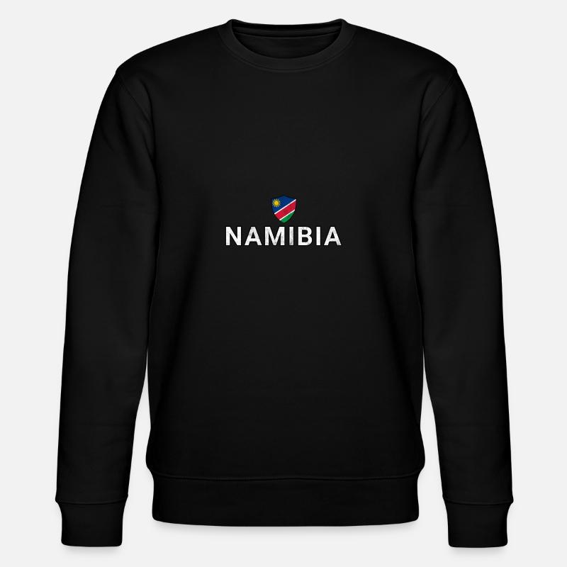 Namibia - Stanley/Stella Unisex Bio-Sweatshirt CHANGER  - Schwarz
