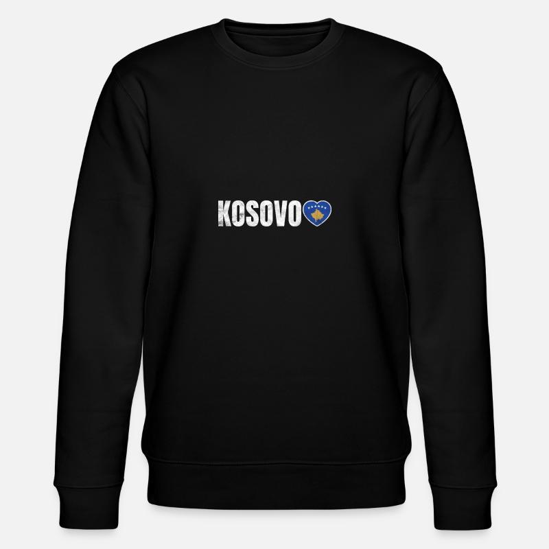 Kosovo - Stanley/Stella Unisex Bio-Sweatshirt CHANGER  - Schwarz