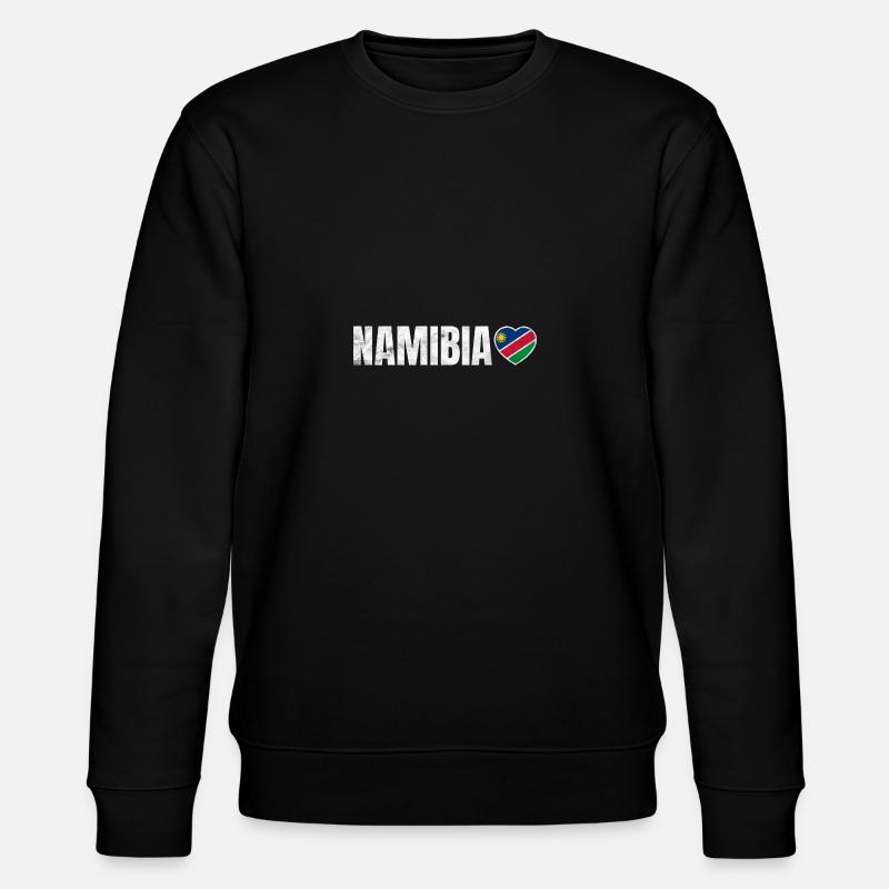Namibia - Stanley/Stella Unisex Bio-Sweatshirt CHANGER  - Schwarz