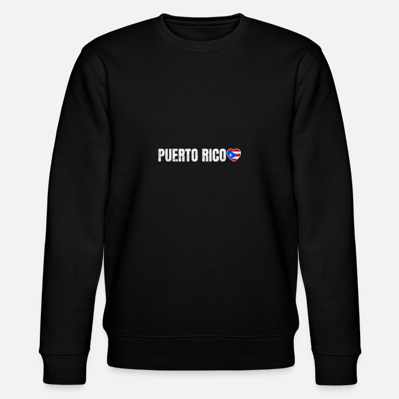 Puerto Rico - Sudadera ecológica unisex CHANGER de Stanley/Stella - negro