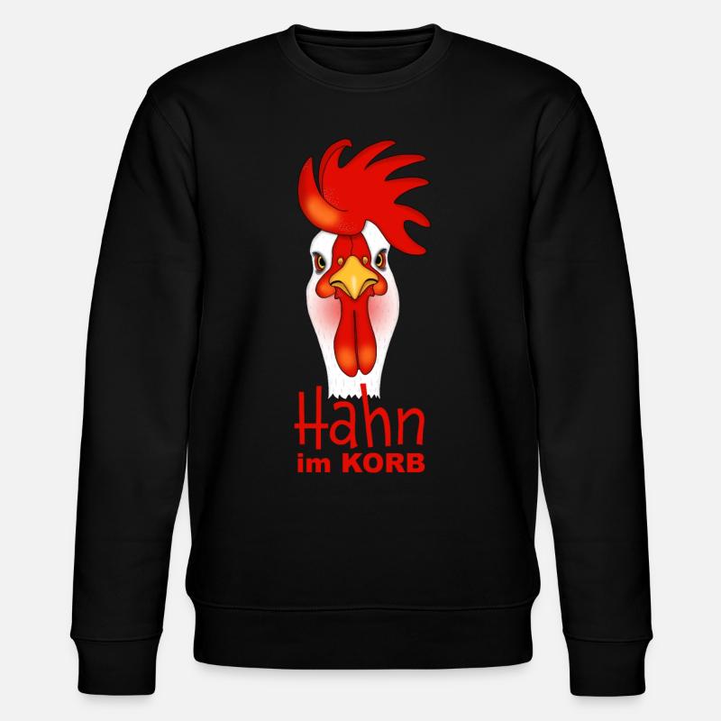 Coq dans le panier - Sweat bio CHANGER Stanley/Stella Unisexe - noir