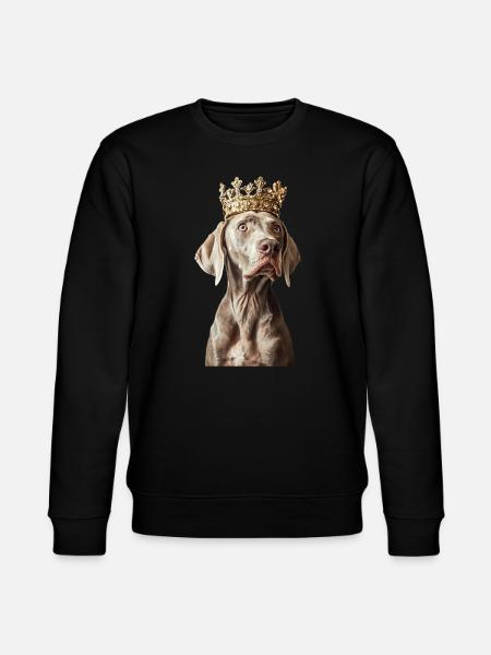 Weimaraner - Stanley/Stella Unisex Bio-Sweatshirt CHANGER - Schwarz