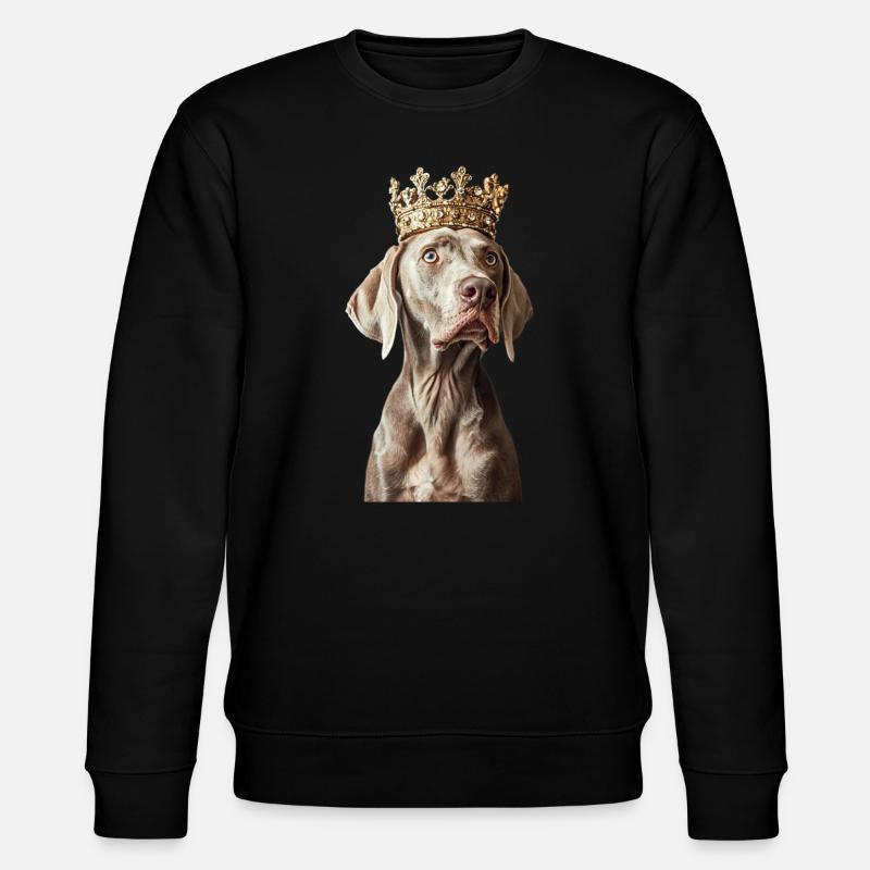 Weimaraner - Stanley/Stella Unisex Bio-Sweatshirt CHANGER  - Schwarz