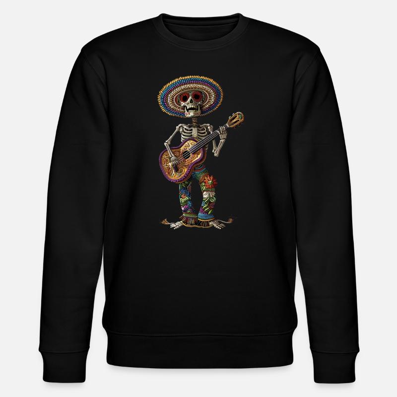 Ukulélé Mexicain Squelette - Sweat bio CHANGER Stanley/Stella Unisexe - noir