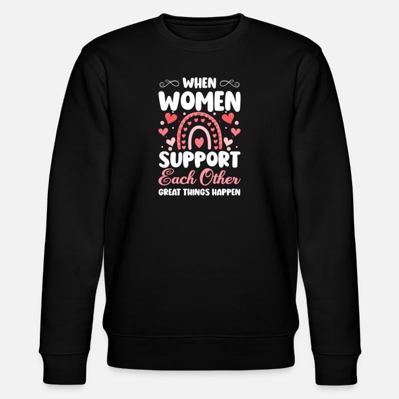 Femmes Égalité Filles - Sweat bio CHANGER Stanley/Stella Unisexe - noir