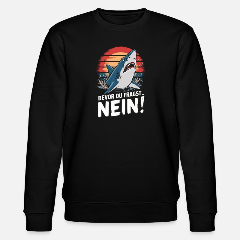 Requin Requin Requins Requin - Sweat bio CHANGER Stanley/Stella Unisexe - noir