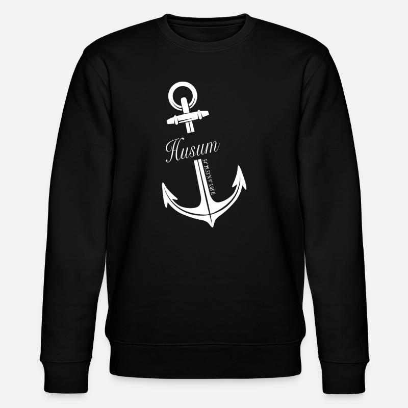 Husum - Stanley/Stella Unisex Bio-Sweatshirt CHANGER  - Schwarz