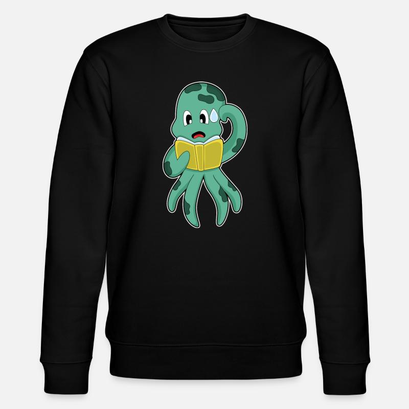 Livre Octopus Nerd - Sweat bio CHANGER Stanley/Stella Unisexe - noir