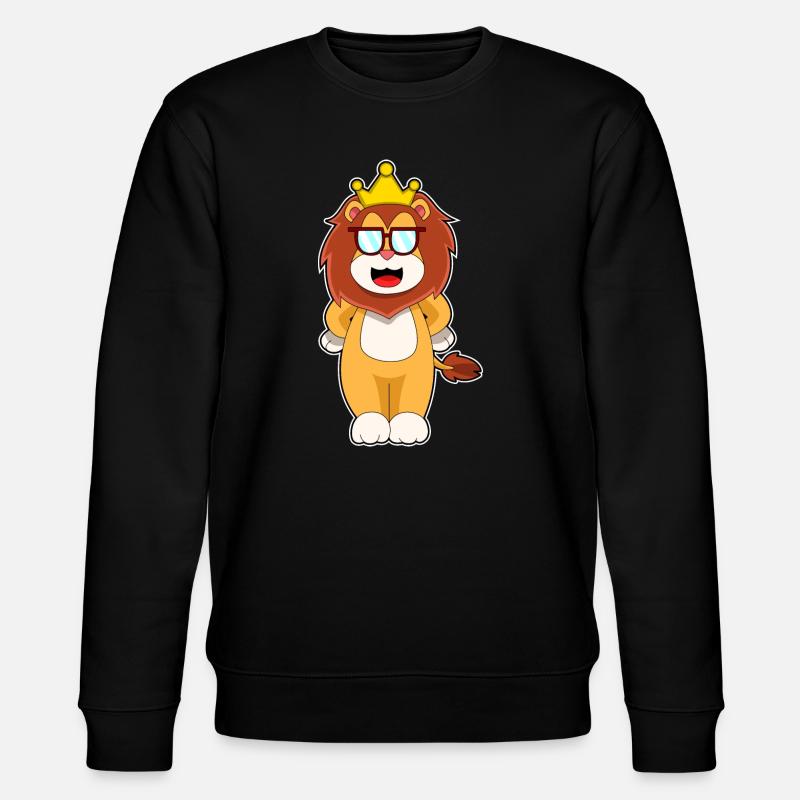 Couronne du roi Léo - Sweat bio CHANGER Stanley/Stella Unisexe - noir