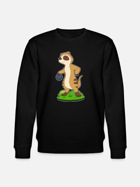 Erdmännchen Bowling Bowlingkugel - Stanley/Stella Unisex Bio-Sweatshirt CHANGER - Schwarz