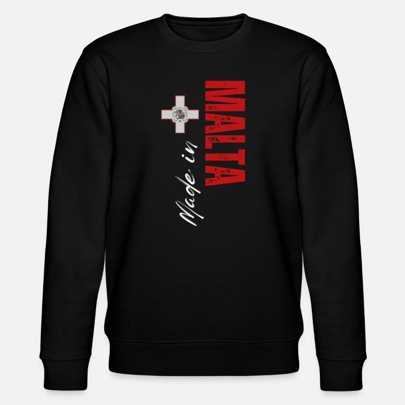 Fabriqué à Malte, conception verticale - Sweat bio CHANGER Stanley/Stella Unisexe - noir