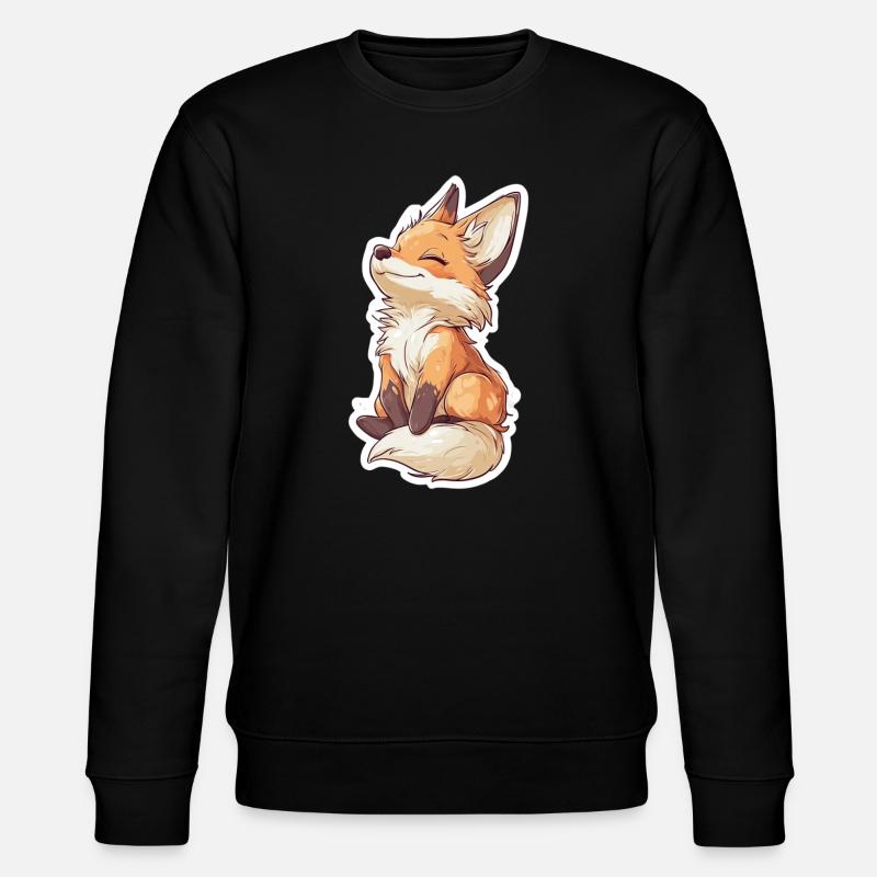 Fuchs - Stanley/Stella Unisex Bio-Sweatshirt CHANGER  - Schwarz