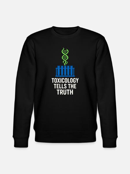 Forensic Chemist Crime Lab Toxicology - Stanley/Stella CHANGER Unisex Organic Sweatshirt - black