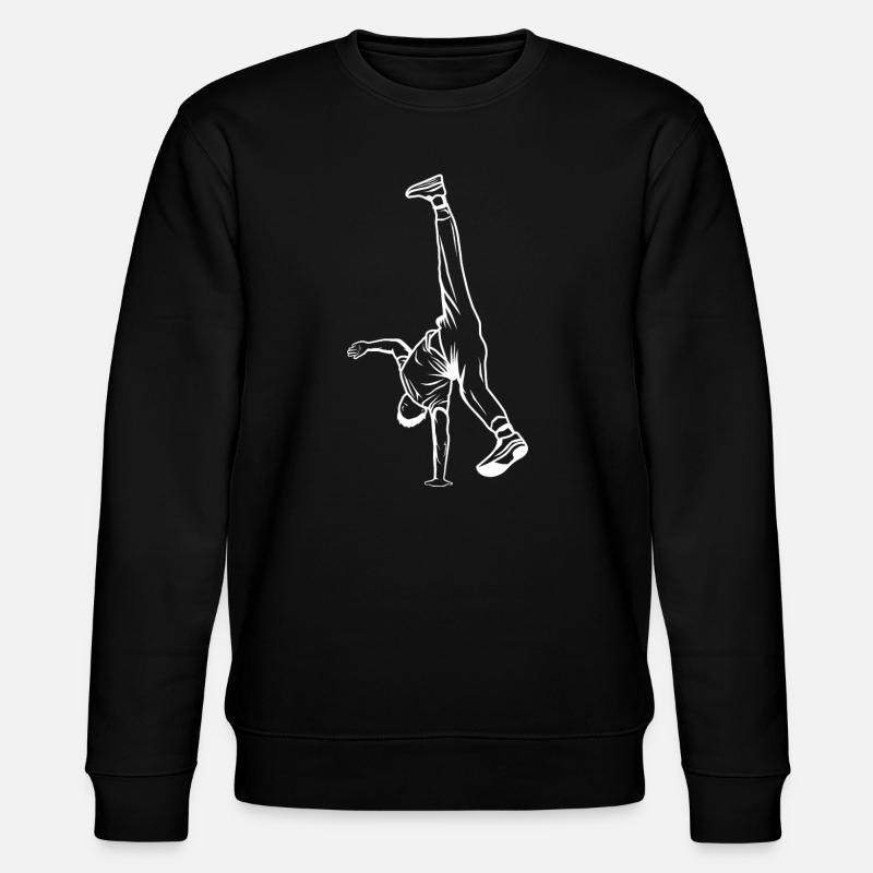 B Boy Drawing - Stanley/Stella CHANGER Unisex Organic Sweatshirt - black