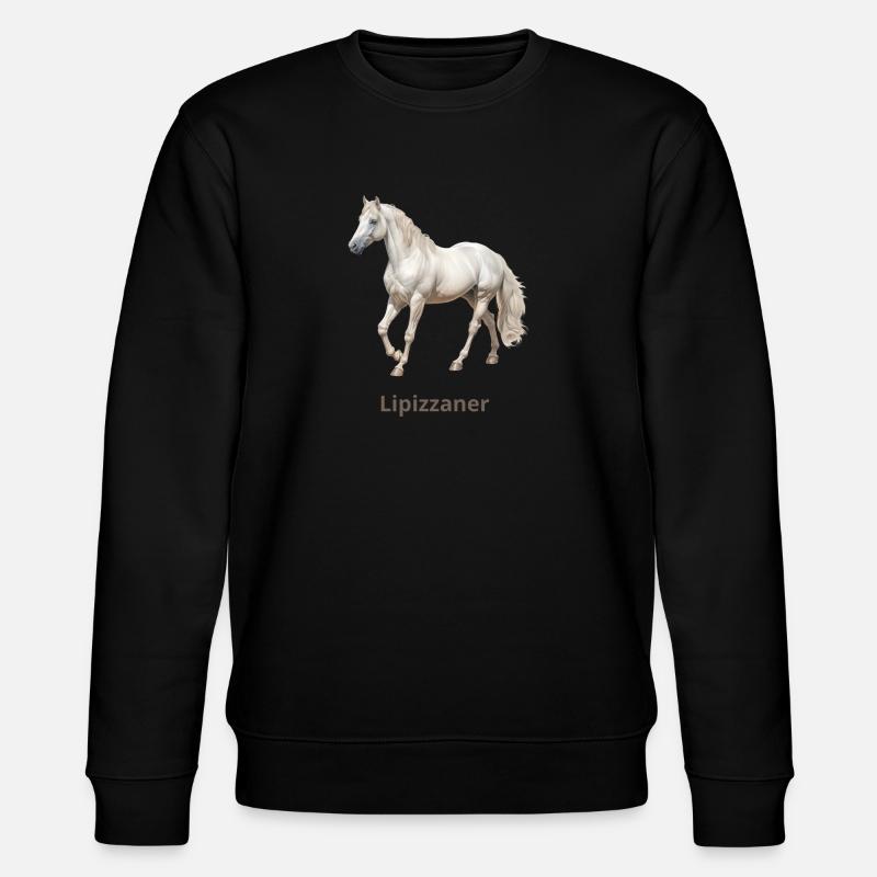 Lipizzaner - Stanley/Stella Unisex Bio-Sweatshirt CHANGER  - Schwarz