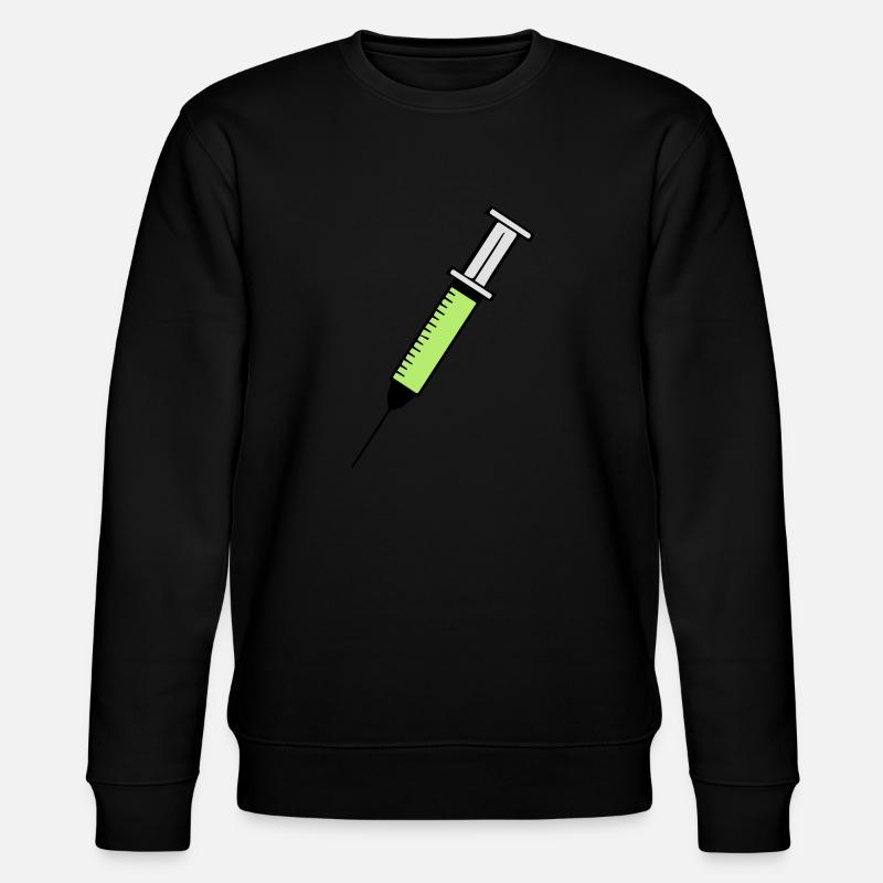 syringe - Stanley/Stella Unisex Bio-Sweatshirt CHANGER  - Schwarz