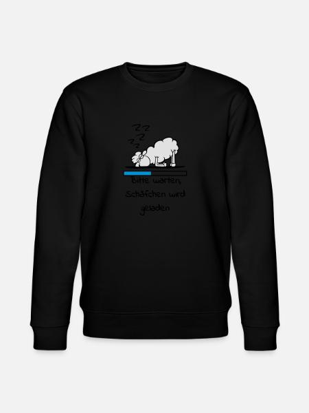 Schäfchen - Stanley/Stella Unisex Bio-Sweatshirt CHANGER  - Schwarz