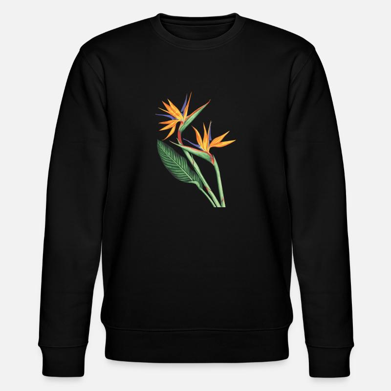 Vögel des Paradieses - Stanley/Stella Unisex Bio-Sweatshirt CHANGER  - Schwarz