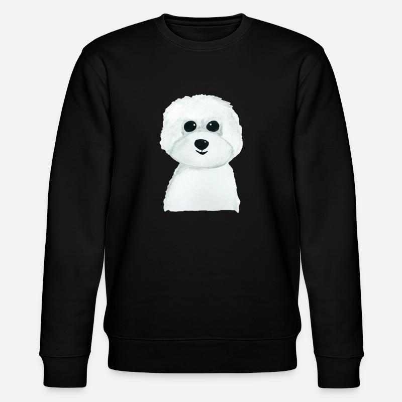 Bichon chien - Sweat bio CHANGER Stanley/Stella Unisexe - noir
