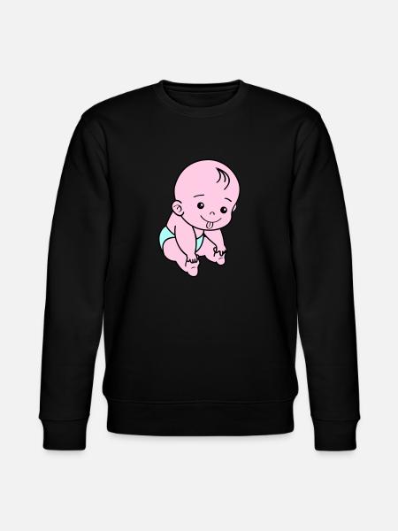 Baby - Stanley/Stella CHANGER Unisex Organic Sweatshirt - black
