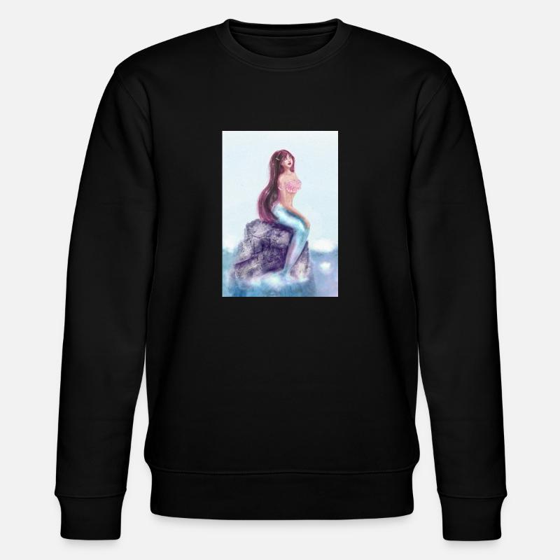 Meerjungfrau - Stanley/Stella Unisex Bio-Sweatshirt CHANGER  - Schwarz