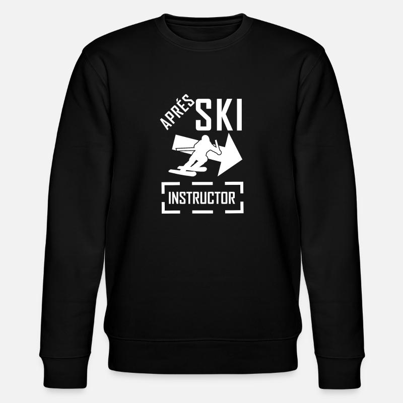 Après-Ski instructor - Stanley/Stella CHANGER Unisex Organic Sweatshirt - black