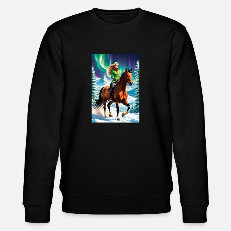 personalisiertes Design-Muttergeschenk - Stanley/Stella Unisex Bio-Sweatshirt CHANGER  - Schwarz
