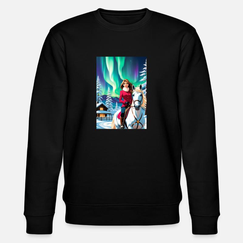 personalized design mother's gift - Stanley/Stella CHANGER Unisex Organic Sweatshirt - black
