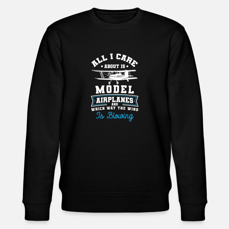 Maquette d’avion Pilote d’avion Maquette - Sweat bio CHANGER Stanley/Stella Unisexe - noir