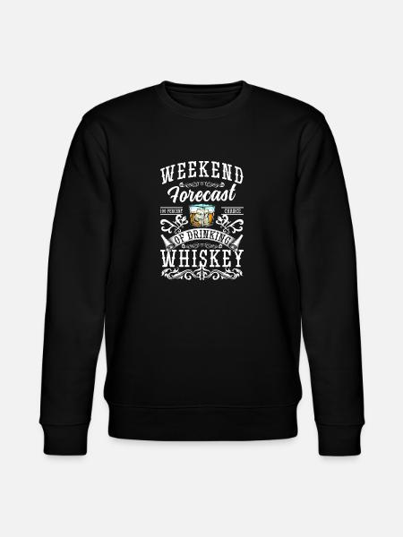 Rum Bottle Drinker Bar - Stanley/Stella CHANGER Unisex Organic Sweatshirt - black