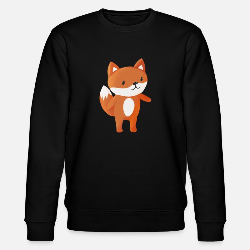 Fuchs - Stanley/Stella Unisex Bio-Sweatshirt CHANGER  - Schwarz