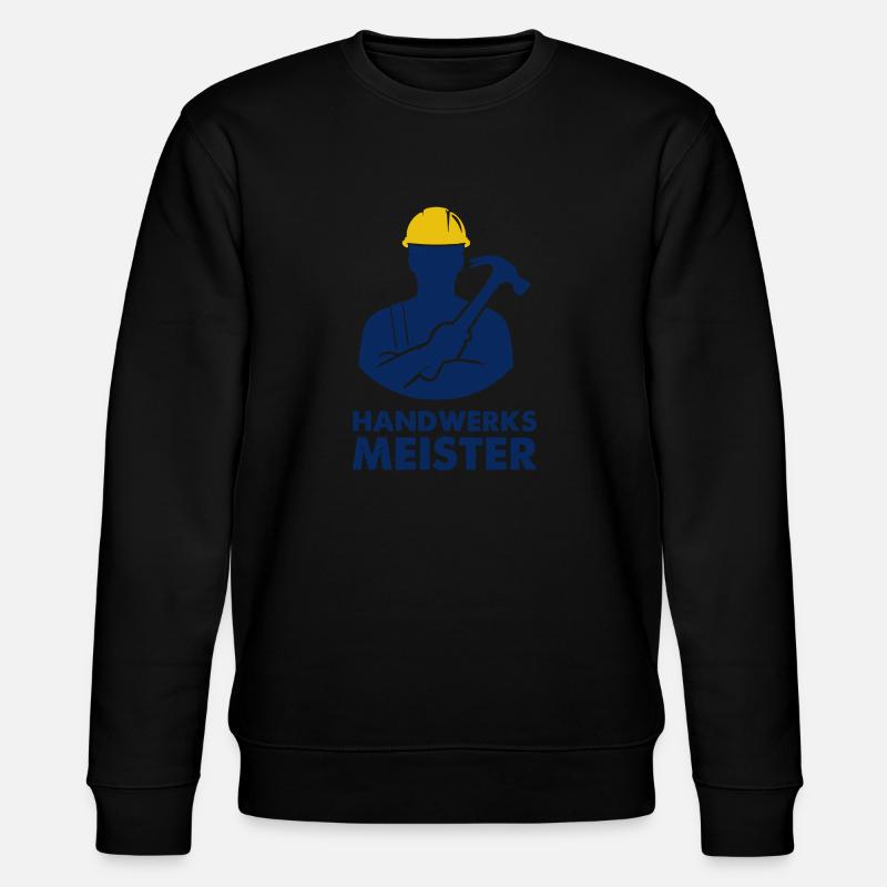 handwerker meister - Stanley/Stella Unisex Bio-Sweatshirt CHANGER  - Schwarz