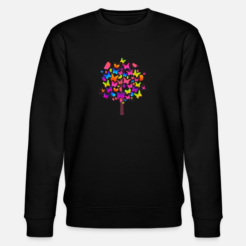 Mignon Nature Papillon Amour Papillons - Sweat bio CHANGER Stanley/Stella Unisexe - noir