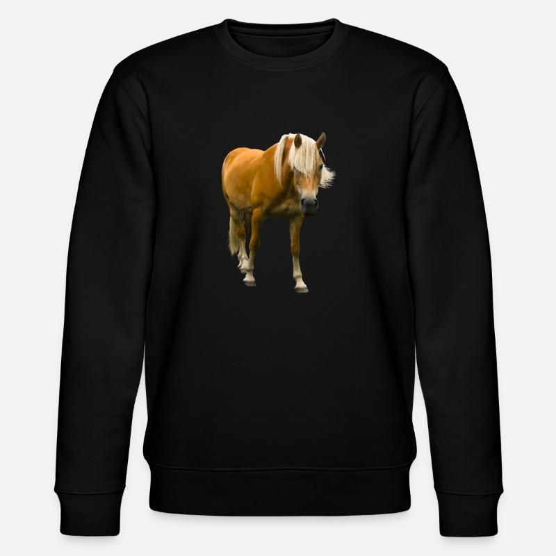 chevaux de course équitation cavalier - Sweat bio CHANGER Stanley/Stella Unisexe - noir