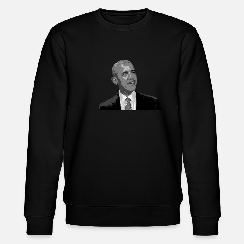 Obama - Stanley/Stella Unisex Bio-Sweatshirt CHANGER  - Schwarz